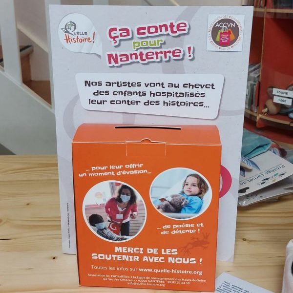 Retrouvez nos boîtes à don dans le centre-ville de Nanterre