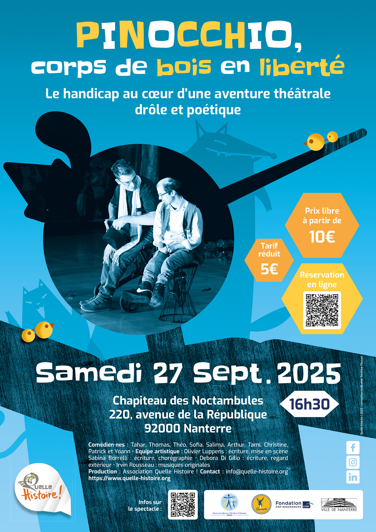 Affiche Pinocchio 27 septembre